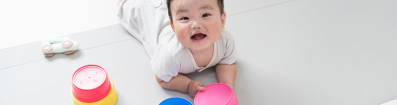 Parcours sensoriel crèche