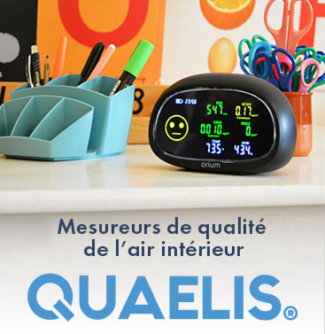 Mesureur de la qualité de l'air intérieur Quaelis Mesureur de la qualité de l'air intérieur Quaelis