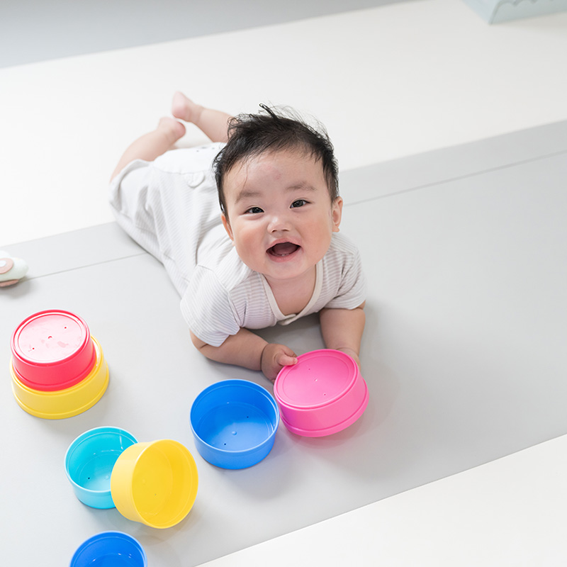 Parcours sensoriel crèche