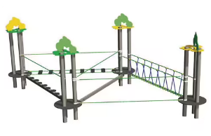 Des jeux de grimpe et des filets pour l’esprit d’aventure Des jeux de grimpe et des filets pour l’esprit d’aventure