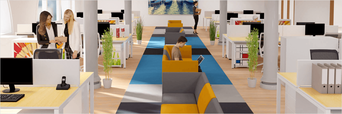 grand open space aménagé grand open space aménagé