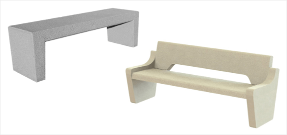BANCS ET BANQUETTES BÉTON