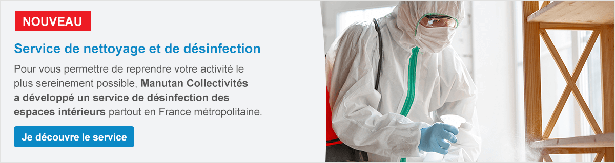 Service de nettoyage et de désinfection des locaux