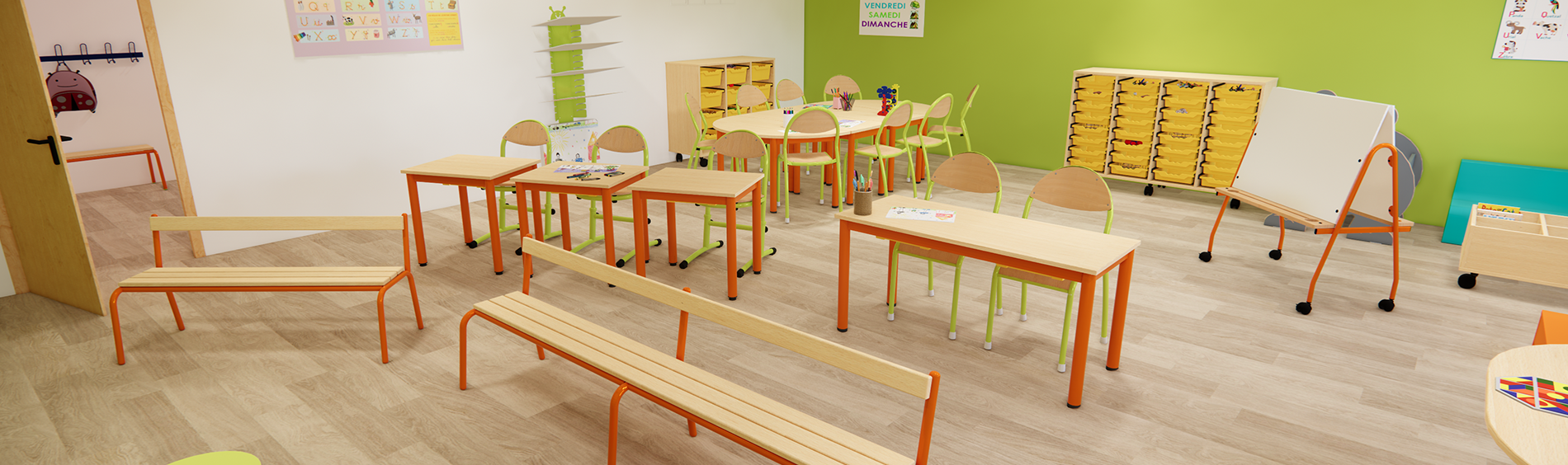 Aménagement d'une classe MOBIDECOR Aménagement d'une classe MOBIDECOR