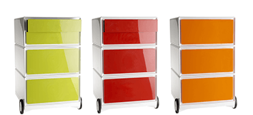 CAISSON TIROIRS SUR ROULETTES