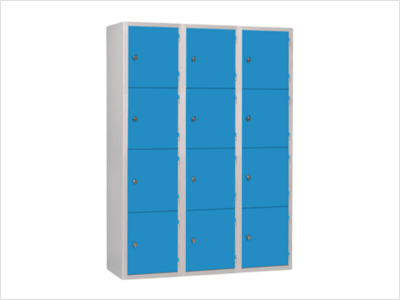 Meuble de rangement d’affaires scolaires à trois colonnes Meuble de rangement d’affaires scolaires à trois colonnes