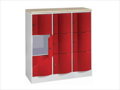 Vestiaire 9 et 15 cases porte antivandalisme Vestiaire 9 et 15 cases porte antivandalisme