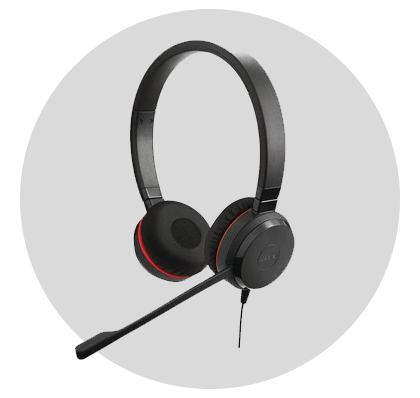 Micro-casque filaire Jabra Evolve 20 UC Duo/Mono Micro-casque filaire Jabra Evolve 20 UC Duo/Mono
