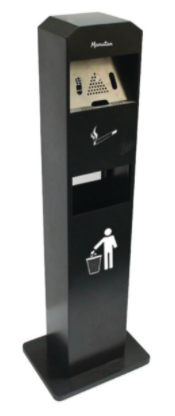 cendrier colonne sur socle