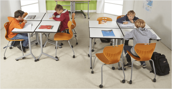 tables de classe pour travail individuel