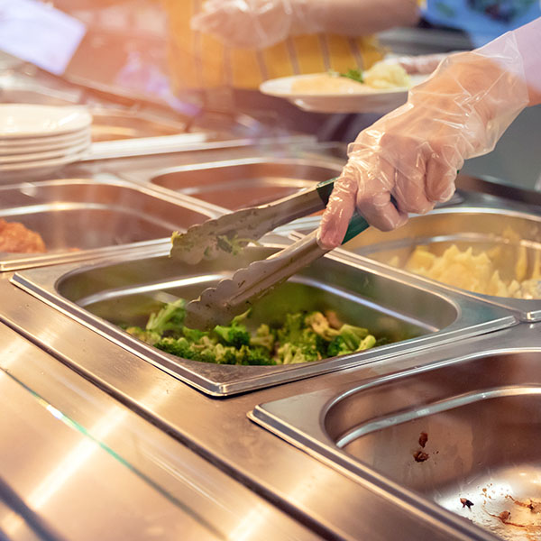 Bacs alimentaires adaptés