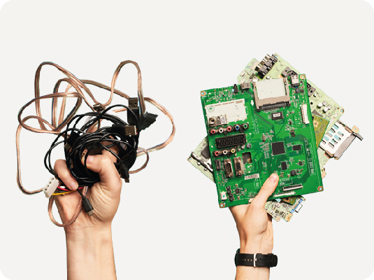 Collecte produits électroniques usagés