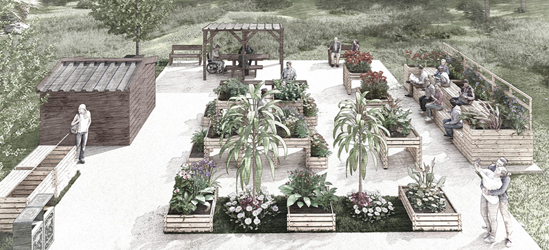 Devis types espace jardin