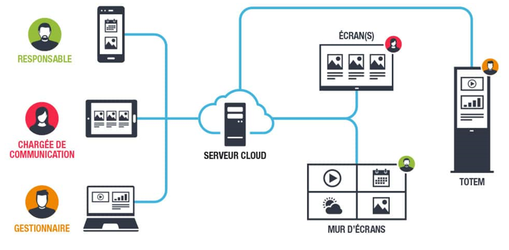 Connectivité de l'affichage dynamique Connectivité de l'affichage dynamique