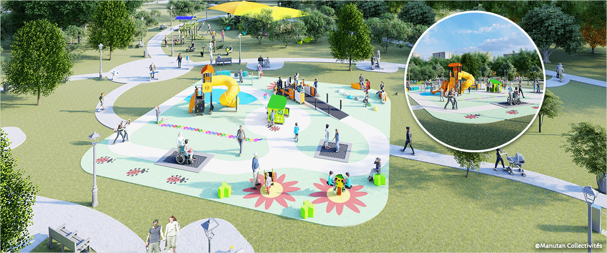 Un parc urbain inclusif : mixité, intergénération et accessibilité