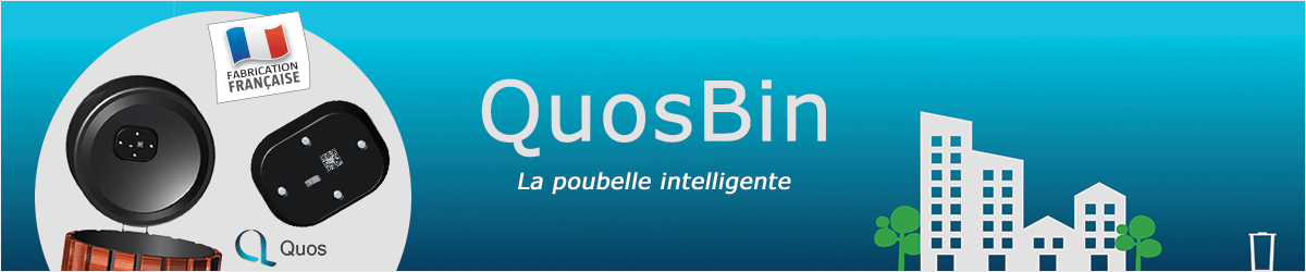 Poubelle connectée QuosBin Poubelle connectée QuosBin