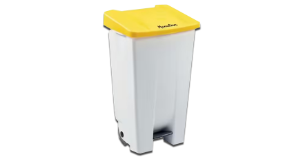 Poubelle mobile à pédale - Ergonomique - Tri sélectif - 120 L - Manutan