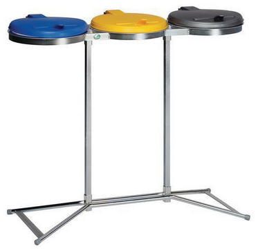 Support pour 2 ou 3 sac-poubelle 120 L