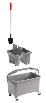 Seau de nettoyage compact Eroy avec compartiment Seau de nettoyage compact Eroy avec compartiment