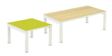 Tables basses métal couleur