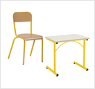table et chaise scolaire