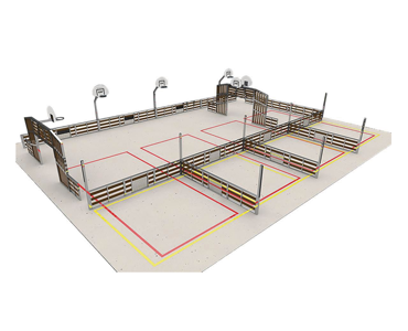 Espace multisports Pitch'One R6S Espace multisports Pitch'One R6S