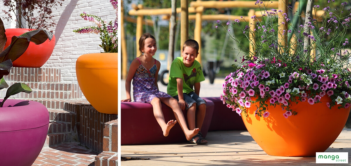 Jardinière Scoop extérieure Jardinière Scoop extérieure