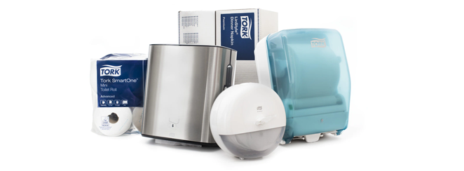 Gamme produits hygiène Essity - Tork