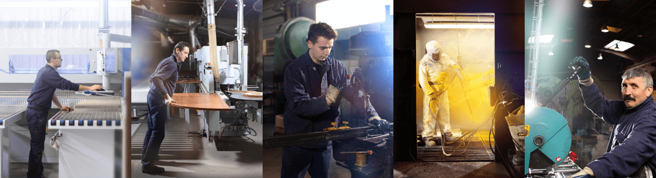 MBA est spécialisée dans la conception, la fabrication et la commercialisation de tables, de bureaux, et de mobilier pour le rangement destiné aux espaces professionnels.