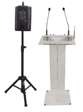 Enceinte supplémentaire Premio 8 + UHF + pied pour pupitre Bellano Enceinte supplémentaire Premio 8 + UHF + pied pour pupitre Bellano